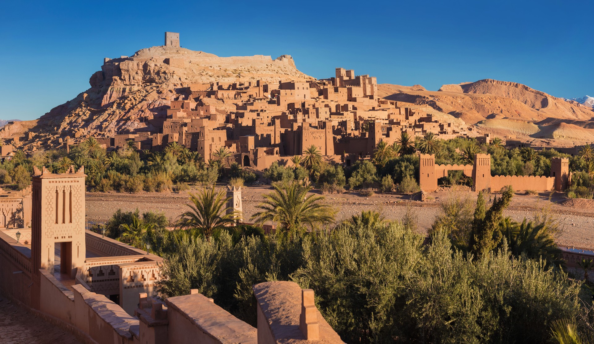 Ait Benhaddou is the best preserved of the traditional Ksars and UNESCO world heritage since 1987 The fortified town of Ait ben Haddou near Ouarzazate on the edge of the sahara desert in Morocco.