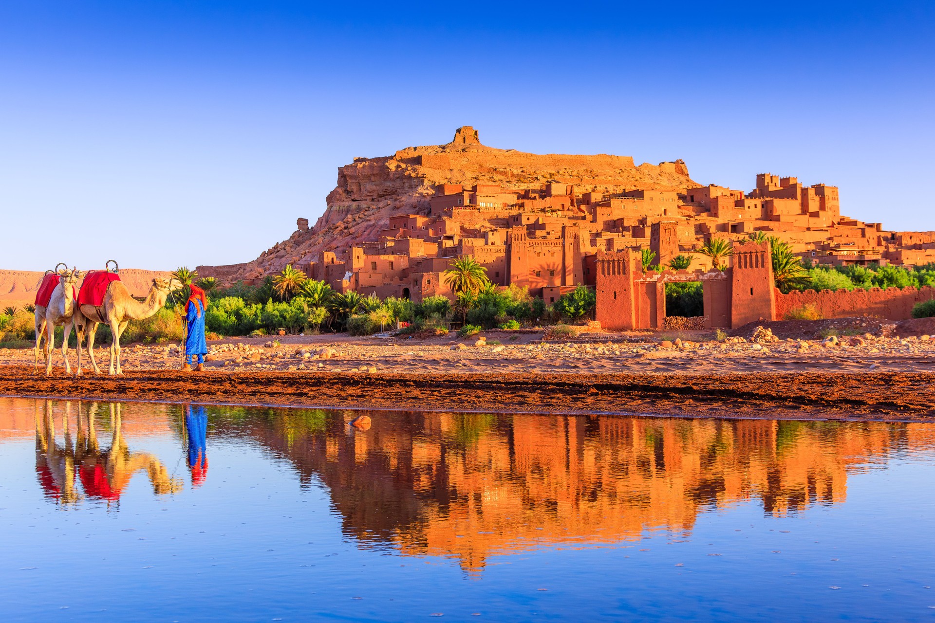 Ait-Ben-Haddou, Ksar or  fortified village in Morocco.